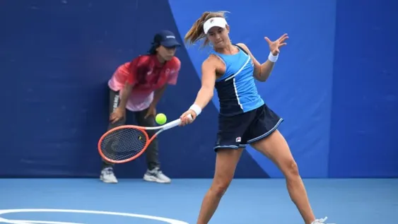 Terminó el sueño olímpico de Nadia Podoroska en singles