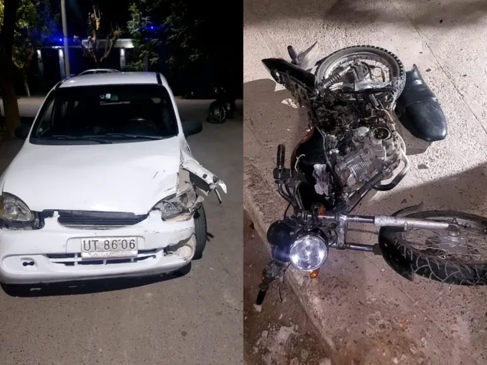 Un motociclista chocó contra un conductor chileno que iba con casi el doble de alcohol en sangre