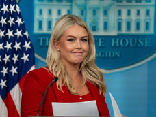 La vocera de la Casa Blanca Karoline Leavitt.