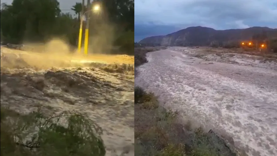 tras las lluvias en sarmiento comenzo la asistencia: los berros, divisadero y san carlos, entre las zonas mas complicadas