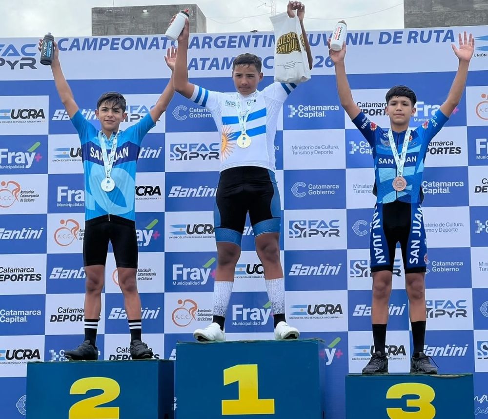 Plata y Bronce. Lautaro Naranjo y Román Montaña subieron al podio de la categoría 2013-14 en Catamarca.