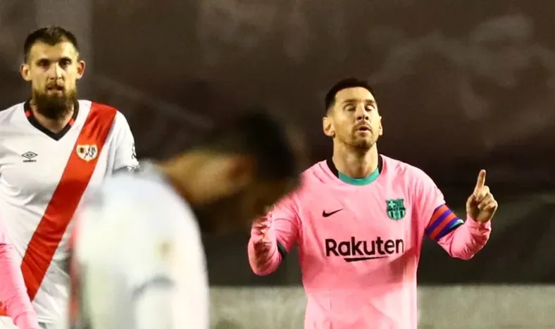 Con gol de Messi, Barcelona le ganó a Rayo Vallecano