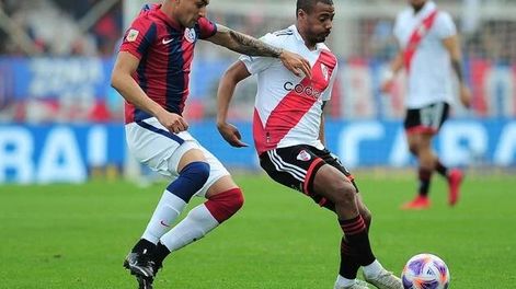 Sufrida victoria de River ante un San Lorenzo que sobre el final lo arrinconó