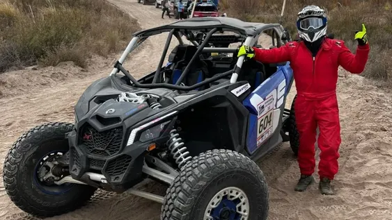 López, con dominio total en el rally cross country