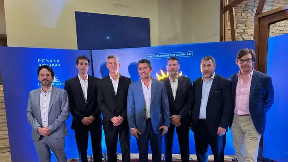 Pablo Dellazoppa, Gianni Badaloni, Renzo Giuffré, Marcelo Orrego, Gobernador de San Juan, Juan Franco Badaloni, Flavio Kristich y Diego Badaloni Giner.