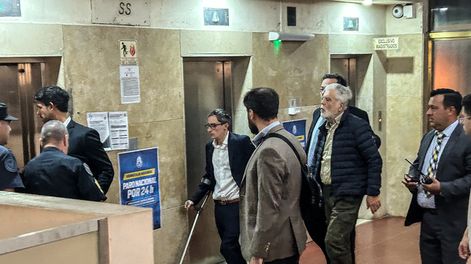 Julio De Vido ingresando a Comodoro Py. Foto: Federico Lopez Claro