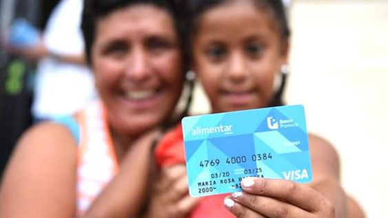 Alimentar: cronograma para quienes no tienen tarjeta