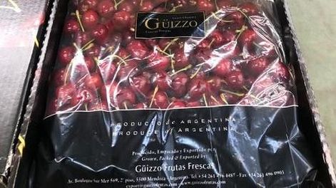 Campaña de la cereza argentina en Francia