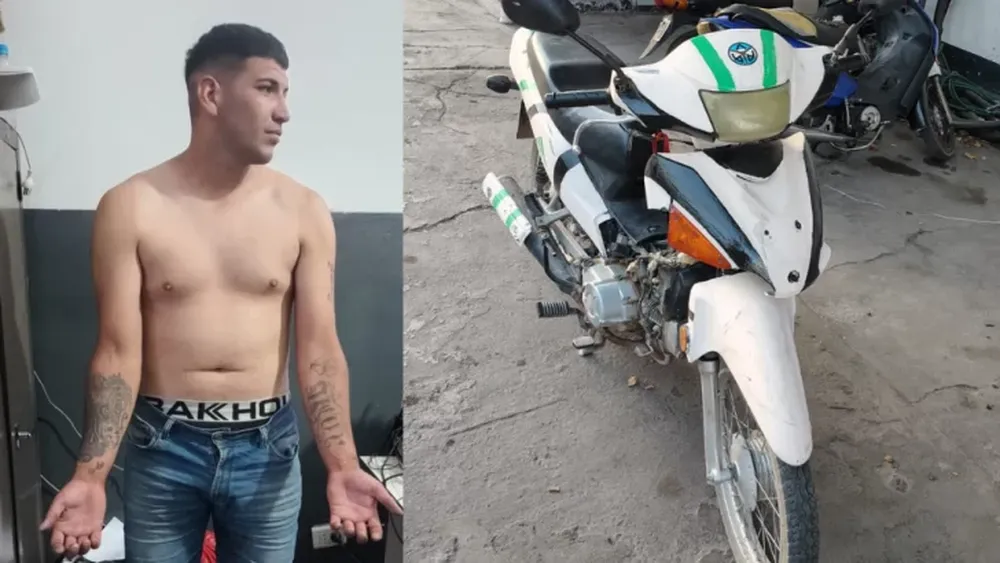 Álvarez Rojo, en el momento de la aprehensión.