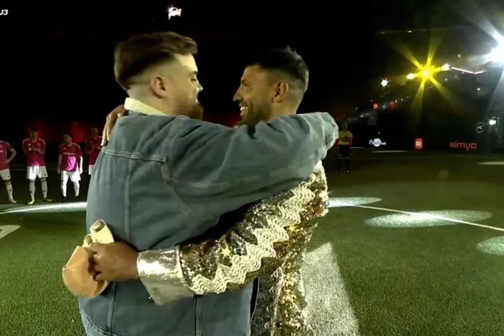 El show del Kun Agüero en su vuelta a las canchas por la Kings League de Piqué