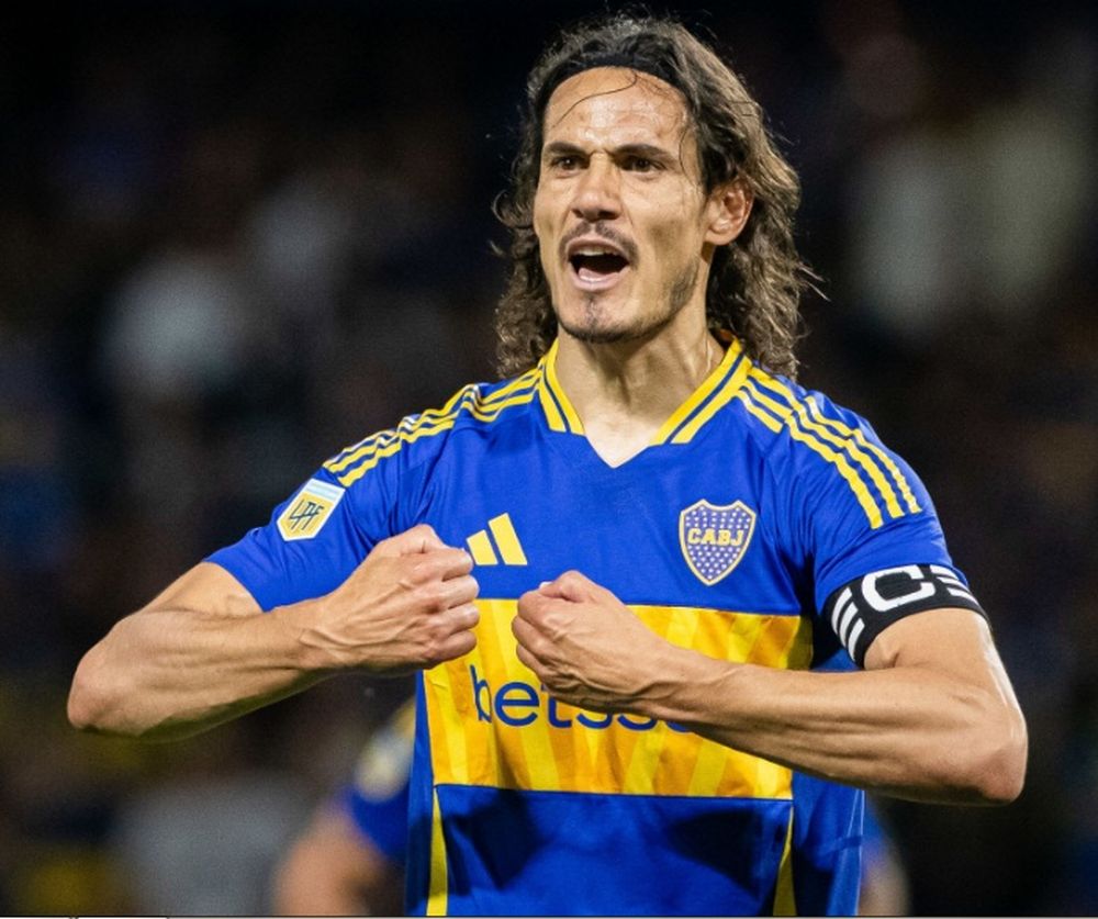 CAVANI, capitán de un Boca que intenta llegar a la Libertadores por esta vía.