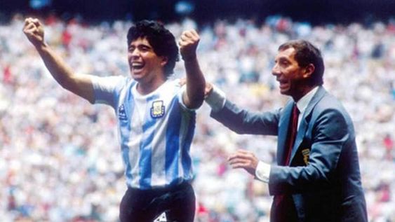 Diego y un saludo especial a Bilardo