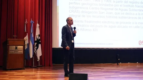 Pablo Ormeño presentó dos investigaciones en el congreso de Córdoba.