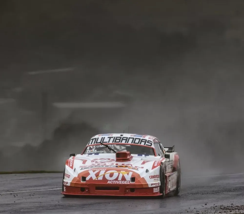 TC: una clasificación complicada de los pilotos sanjuaninos bajo la lluvia