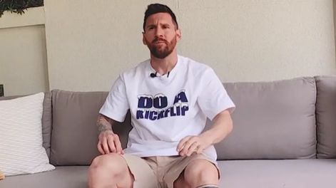 La remera con la que Messi anunció que jugará en el Inter Miami: particular mensaje y furor de venta