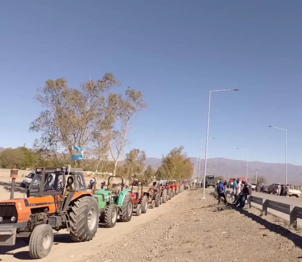 Tractorazo en Jáchal