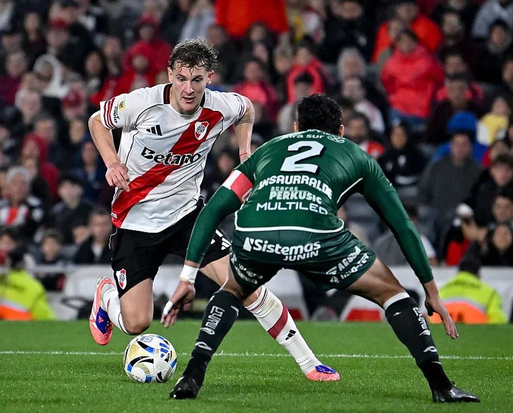 Figura. Facundo Colidio es hoy por hoy la gran bandera de un River que llega golpeado al cierre de la primera fase de la Sudamericana.