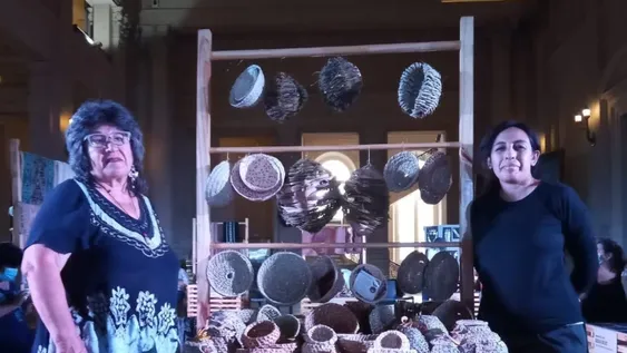 Artesanas sanjuaninas en la feria nacional del CCK