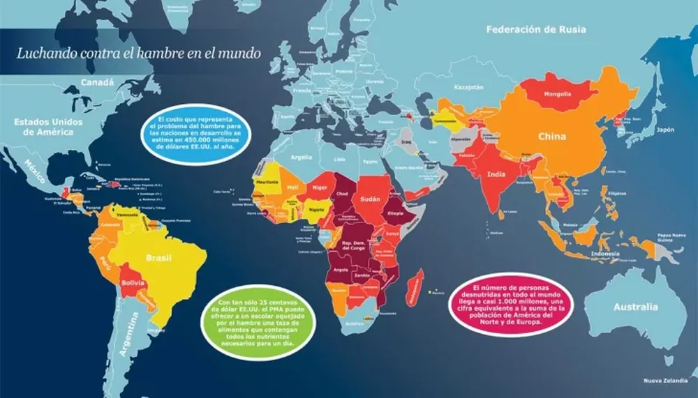 El mapa del hambre