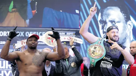 Fury y White prometieron guerra, por el pesado CMB