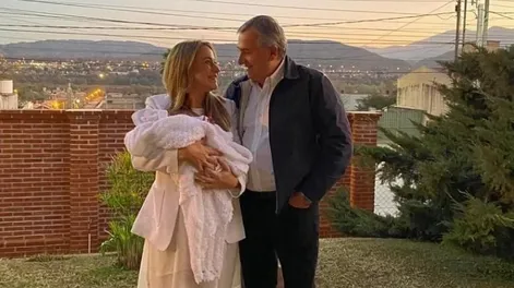 A los 62 años, Gerardo Morales se convirtió en papá por cuarta vez