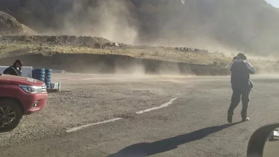 Tras los destrozos que dejó el viento Zonda, volvió a la normalidad la actividad del Top Race