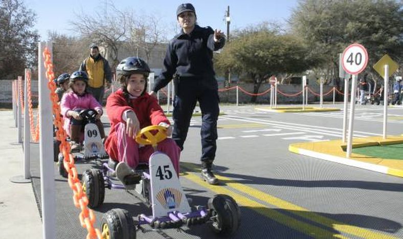 Una pista vial para los más chiquitos