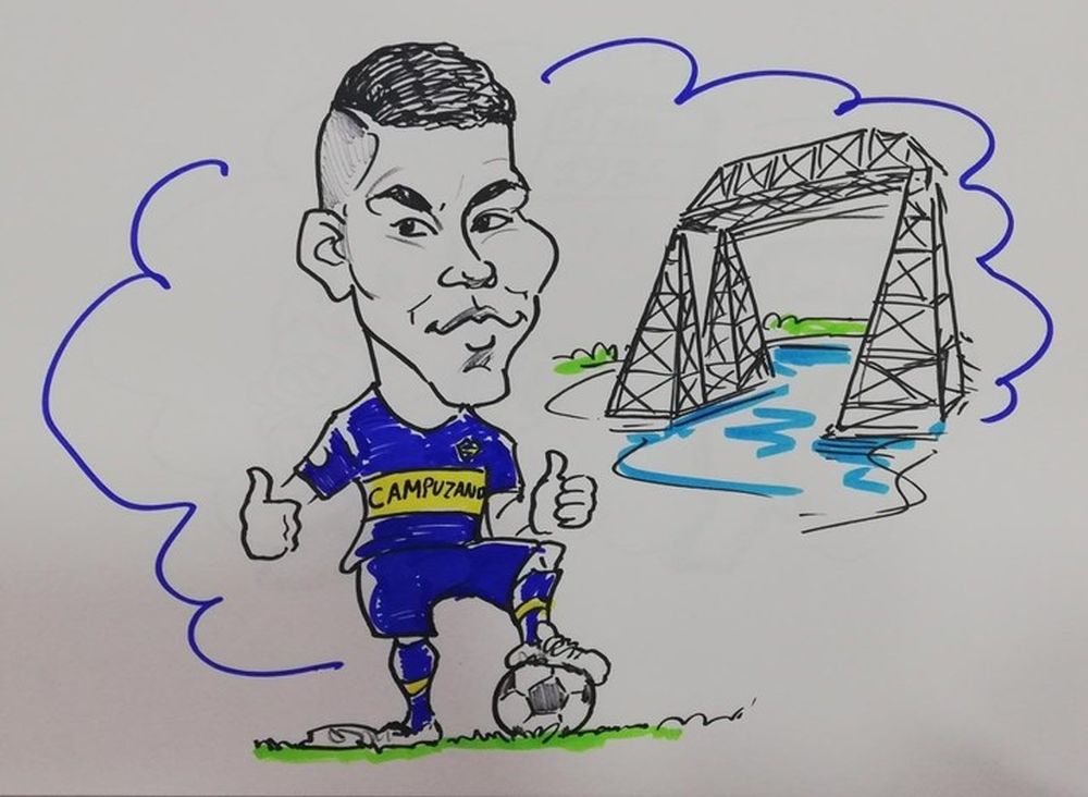 La original presentación de los refuerzos de Boca