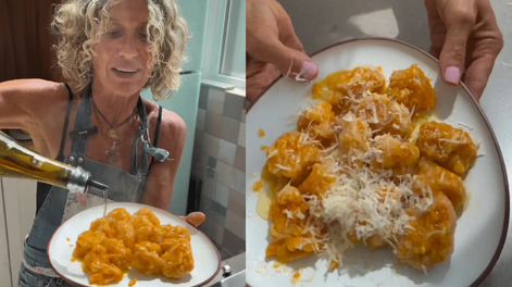 Receta de ñoquis de zapallo caseros: el paso a paso de Maru Botana