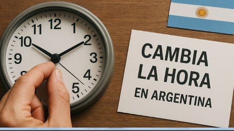UNA HORA DE RETRASO. El proyecto con media sanción, presentado por el radical Julio Cobos, busca retrotraer el huso horario al que estaba vigente en 1969.