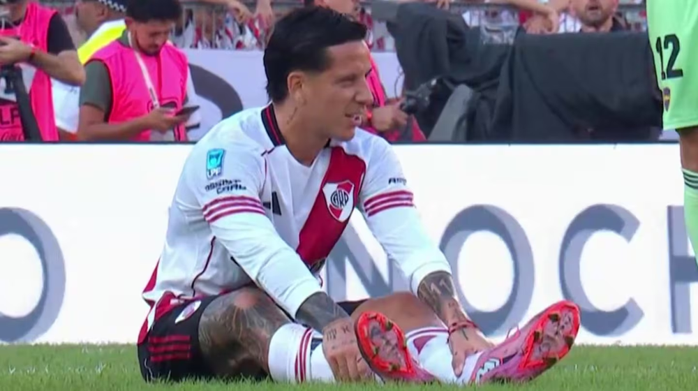 Sebastián Driussi sufrió un nuevo desgarro.