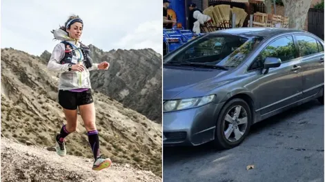 Reconocida deportista sufrió una dura caída después de chocar con la puerta de un auto