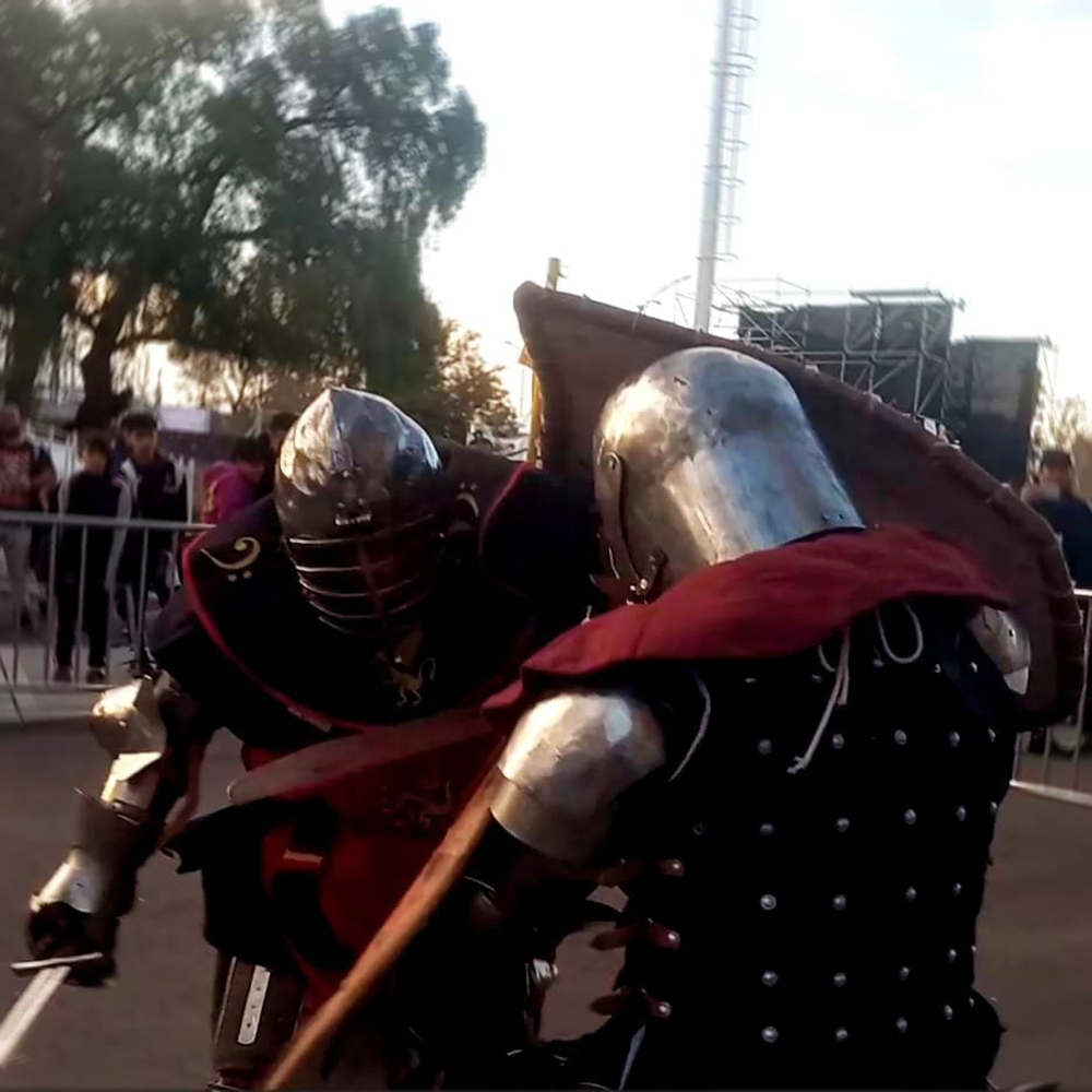 El combate medeval será una de las grandes atracciones del Día del Gamer, el 3 de octubre, con participantes de distintos puntos del país.
