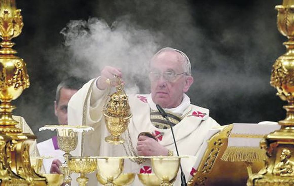 Francisco  y su Vigilia de Pascua