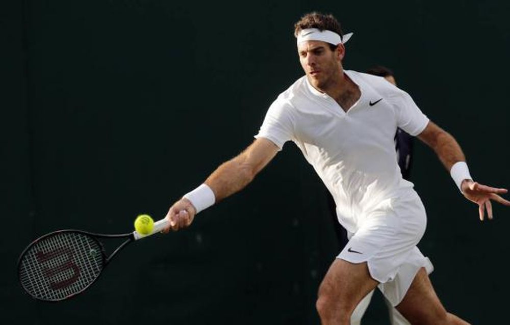 Del Potro no tuvo respuestas y se despidió de Wimbledon
