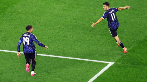Goles de Argentina.