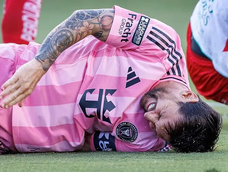 Lesión de Lionel Messi. Lesión de Lionel Messi.