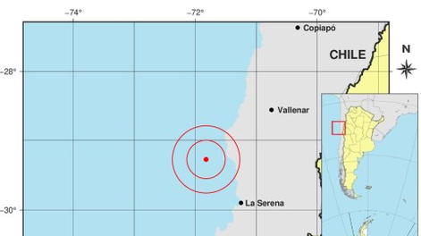 Dos sismos registrados en Chile se percibieron en San Juan