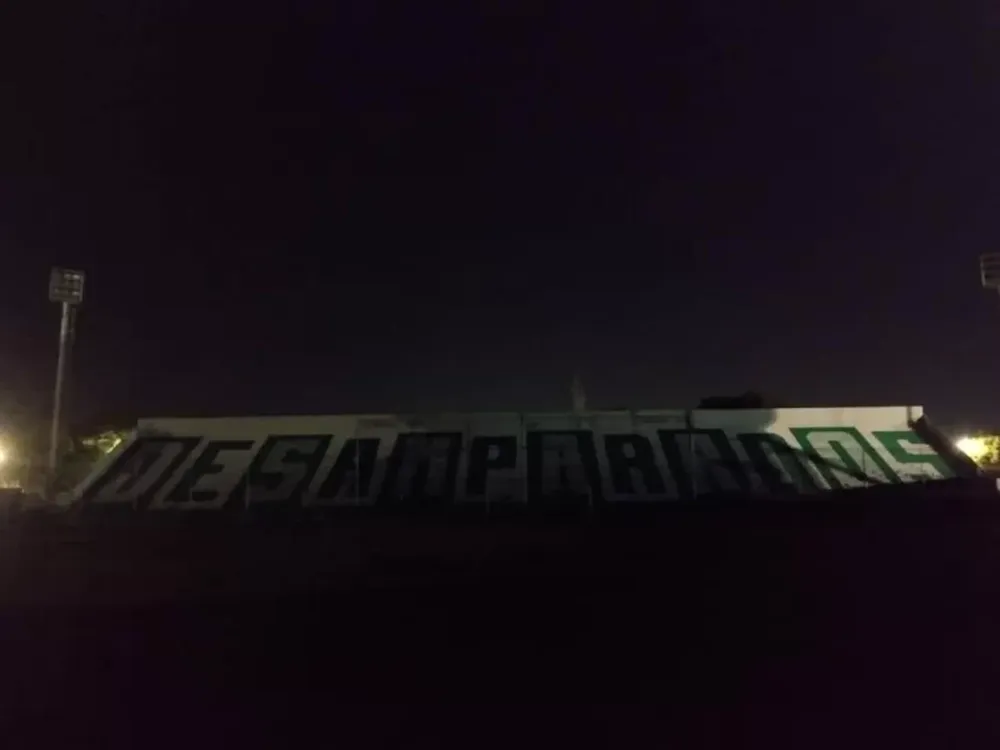 ¿Apareció la Virgen sobre una tribuna en la cancha de Sportivo?