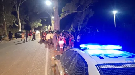 Clausuraron una fiesta clandestina en Pocito en la que había varios menores de edad