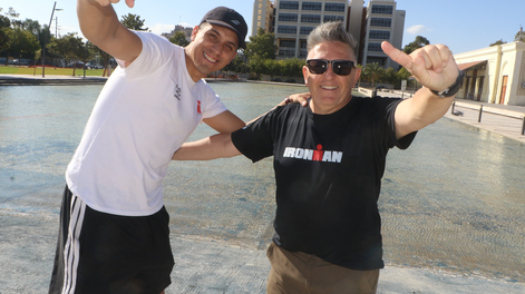 Dos estilos. Tobal viene del Deporte, García del espectáculo y las redes. Una combinación bien sanjuanina para el IRONMAN 70.3