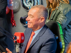 El vicegobernador Fabián Martín en Radio Colón. Foto: archivo.-