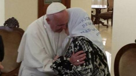 Hebe de Bonafini le pidió perdón al Papa