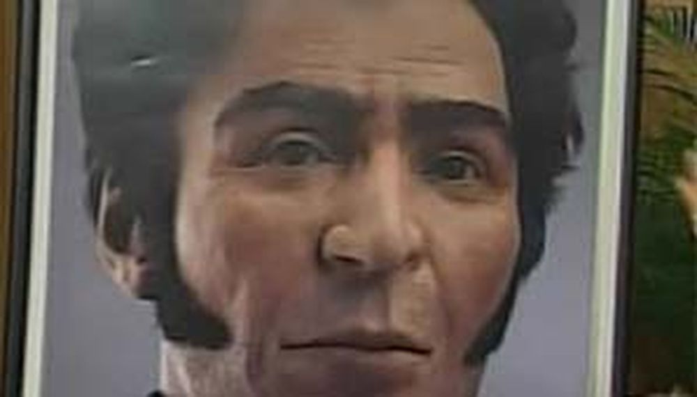 Chávez develó el “verdadero rostro” de Simon Bolívar