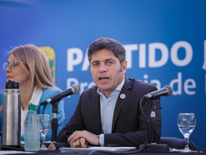 Kicillof debutó en el PJ y llamó a marchar contra el Gobierno el 30 de abril &nbsp;
