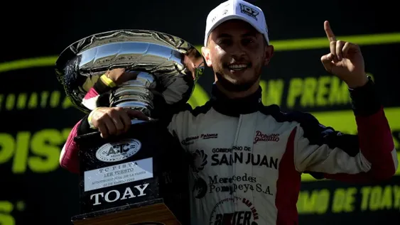 Tobías se quedó con todo en el Pista