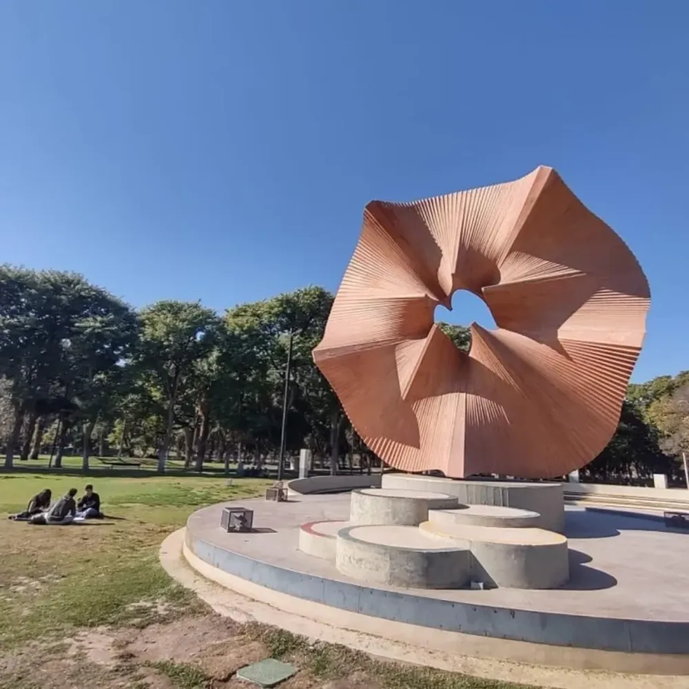 Clima en San Juan. Parque de Mayo.