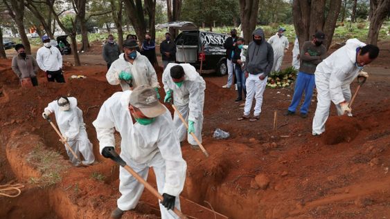 Brasil registró 1.156 muertes en un día y San Pablo decidió suspender el Carnaval 2021