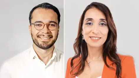 Emanuel Castro y Romina Rosas.-