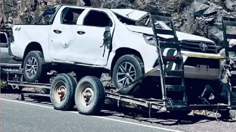 Una camioneta volcó en el Paso de Agua Negra y generó preocupación entre los viajeros